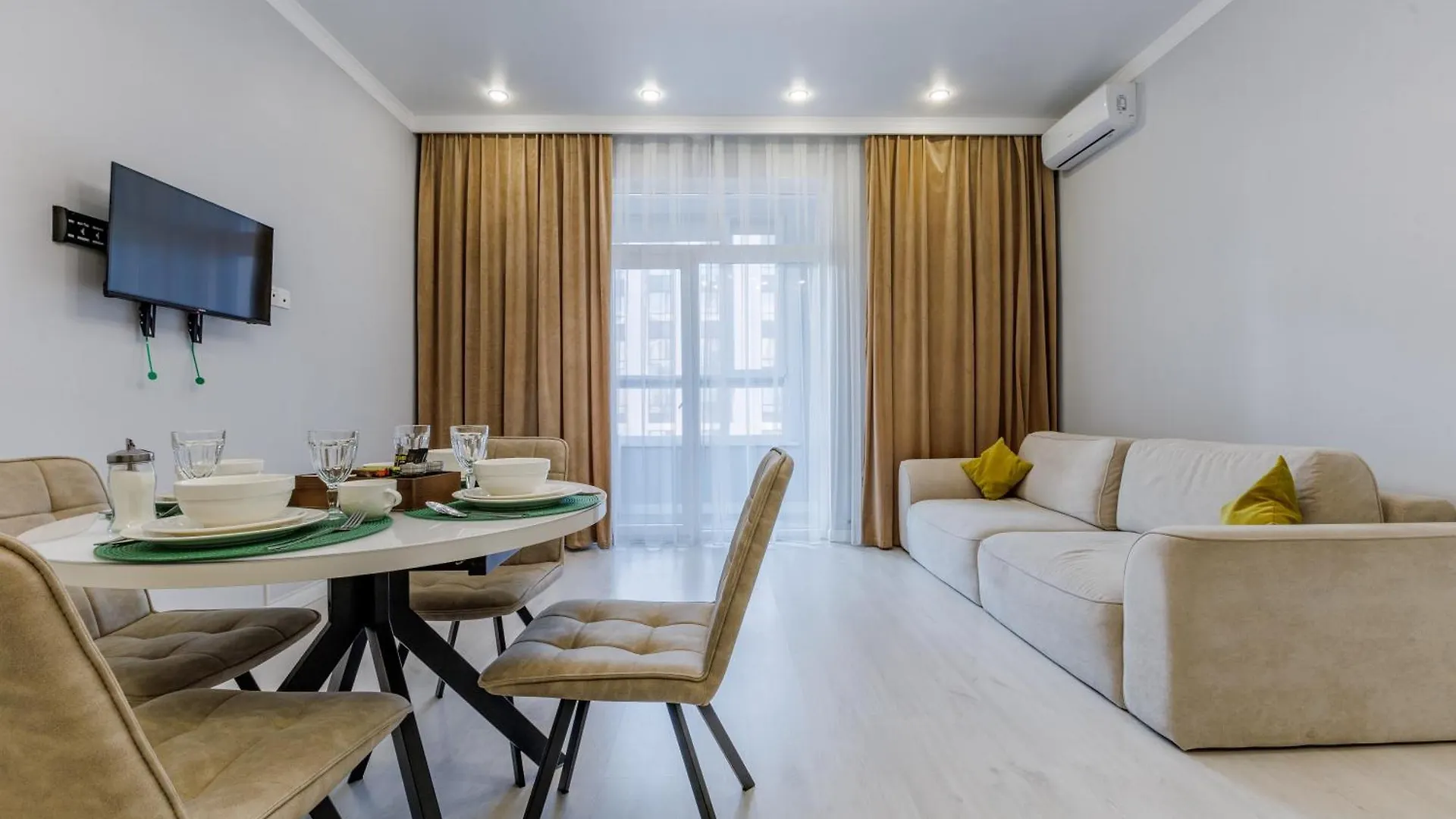 Urban 2-Bedroom Apartment Apple City Residense Nur-Sultan